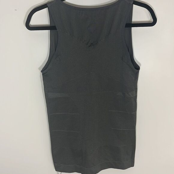 Odoland Men Body Shaper Slimming Shirt Tummy Vest Thermal Compression 2 Pack XL - Picture 5 of 9